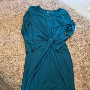 Beautiful, blue/green dress.